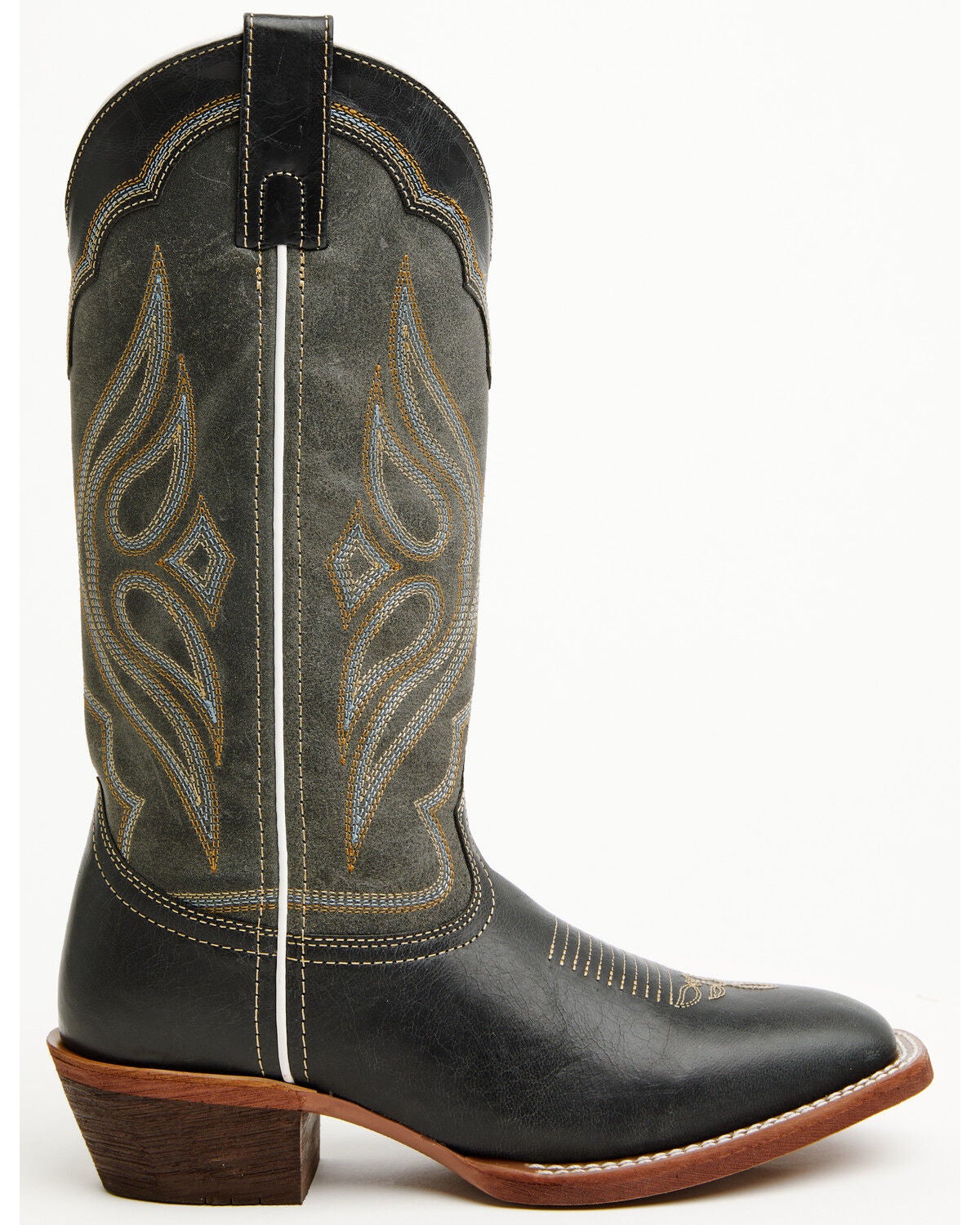 Image #2 - Laredo Women's Irone Belle Performance Western Boots - Square Toe, Navy, hi-res