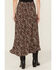 Image #4 - Originality Women's Leopard Print Midi Skirt, Taupe, hi-res