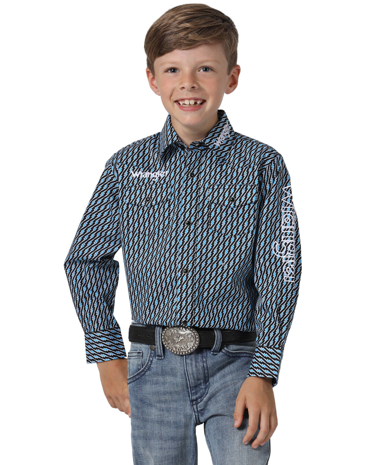 boys wrangler shirts