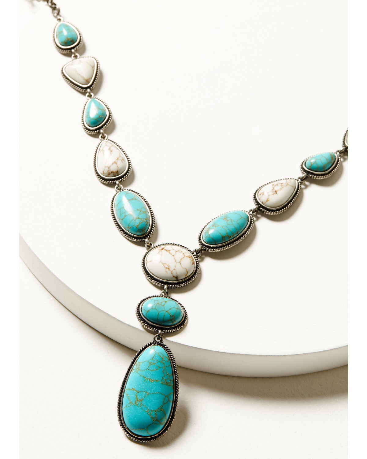 Shyanne Women's Isla Oasis Statement Necklace, Silver, hi-res