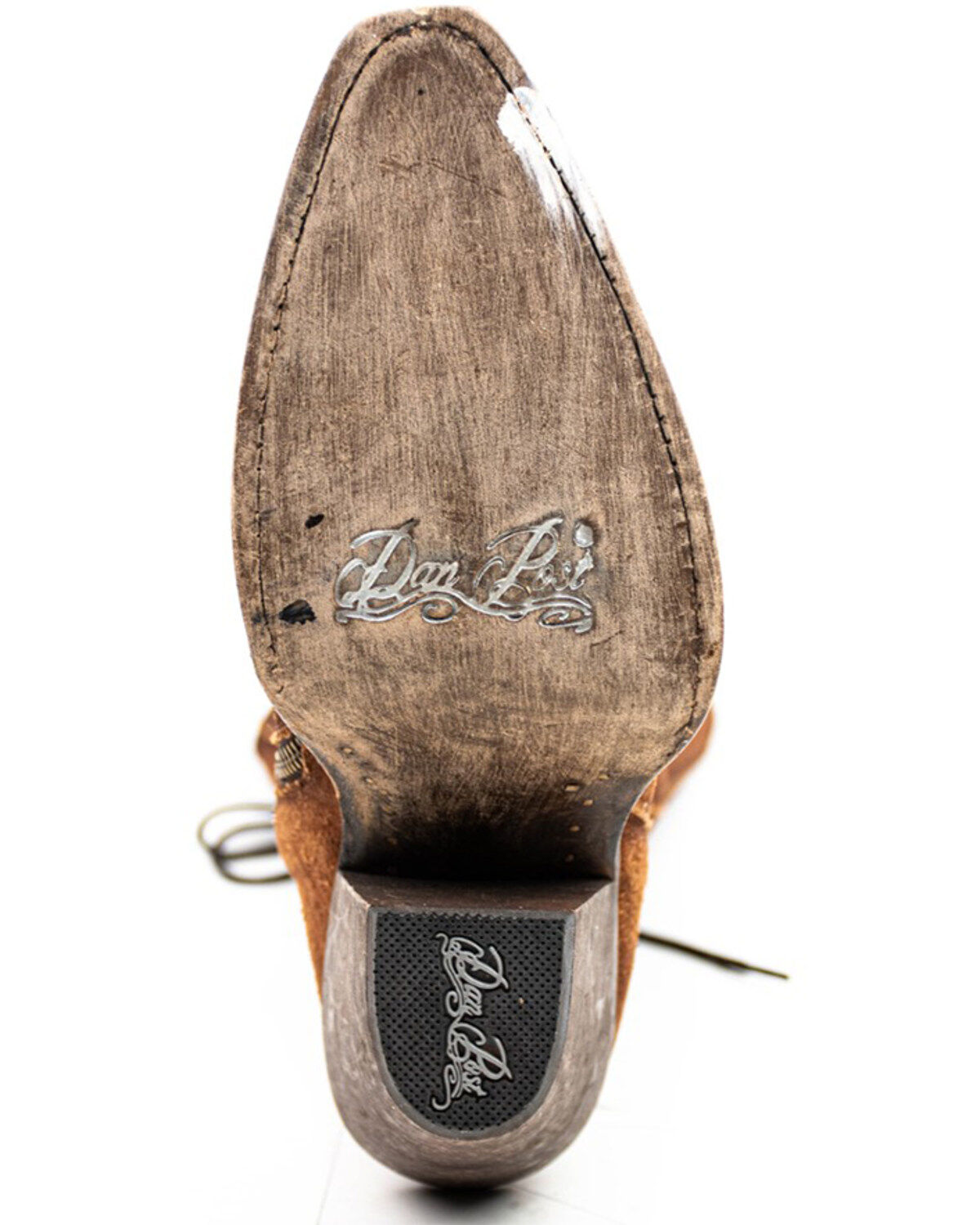 Image #7 - Dan Post Women's Corsette Back Lace Tall Western Leather Boots - Snip Toe, Red, hi-res