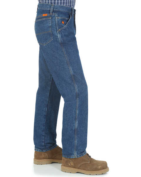 Image #2 - Wrangler Riggs Workwear Men's FR Relaxed Fit Jeans, Indigo, hi-res