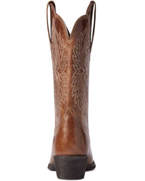 Image #3 - Ariat Women's Heritage R Toe Stretch Fit Full-Grain Western Performance Boots - Round Toe, Brown, hi-res