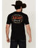 Image #1 - Ariat Men's Denim Badge Logo Short Sleeve Graphic T-Shirt, , hi-res