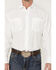 Resistol Men's Solid Long Sleeve Button Down Western Shirt , White, hi-res