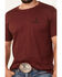 Image #3 - Browning Men's Built To Last Short Sleeve Graphic T-Shirt, Maroon, hi-res