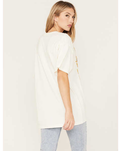 Image #4 - Cleo + Wolf Women's Nature Vibes Oversized Graphic Tee, Ivory, hi-res