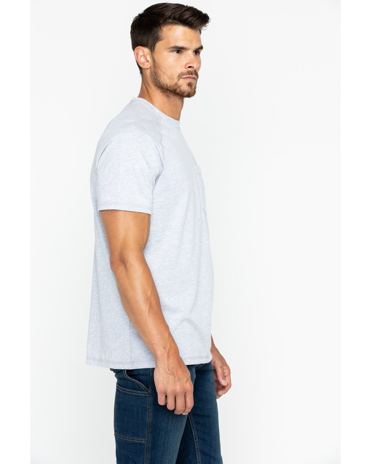 Image #4 - Carhartt Force Men's Short Sleeve Work T-Shirt, , hi-res