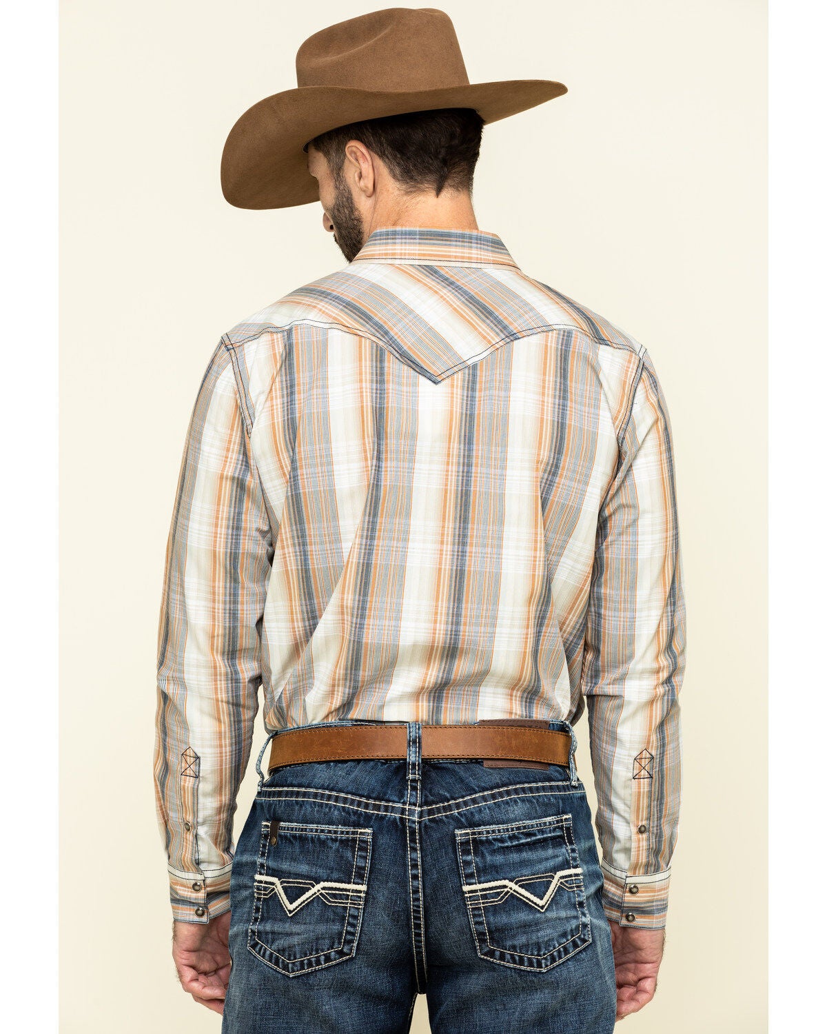 Image #2 - Cody James Men's Coal Miner Large Plaid Long Sleeve Western Shirt , , hi-res