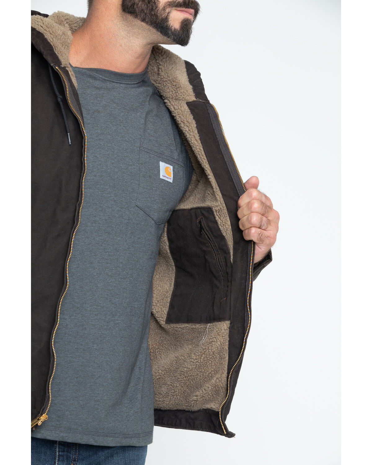 Carhartt Sierra Sherpa Lined Work Jacket | Boot Barn