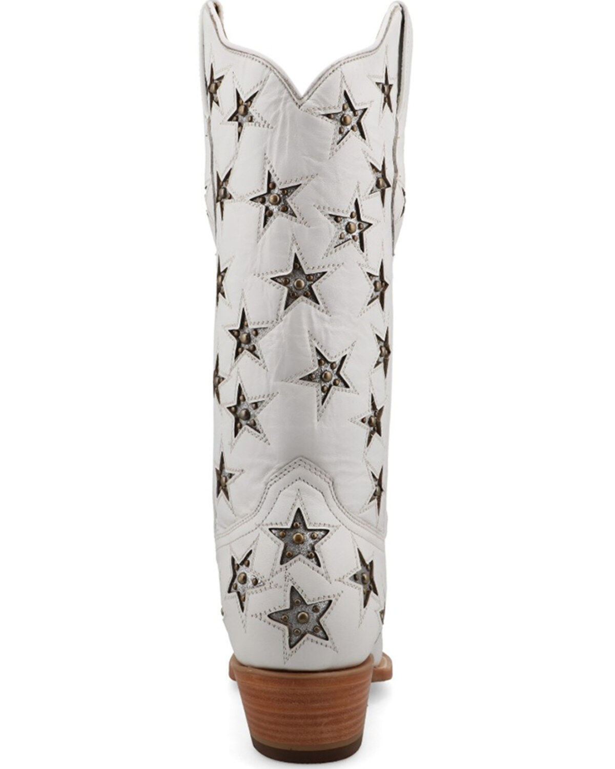 Product Name:  Black Star Women's Marfa Star Inlay Studded Western Boots - Snip Toe