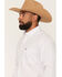 Image #2 - Ariat Men's Pace Geo Print Long Sleeve Button-Down Western Shirt - Tall, White, hi-res