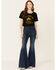 Image #2 - Paramount Network’s Yellowstone Women's Dutton Ranch Graphic Short Sleeve Tee, Black, hi-res