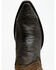 Image #6 - Dan Post Men's 12" Exotic Ostrich Western Boots - Snip Toe, Grey, hi-res
