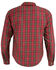 Image #3 - Milwaukee Performance Men's Aramid Reinforced Checkered Flannel Biker Shirt - Big & Tall, Black/red, hi-res
