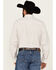 Image #4 - Cinch Men's Checkered Print Long Sleeve Button-Down Western Shirt, White, hi-res