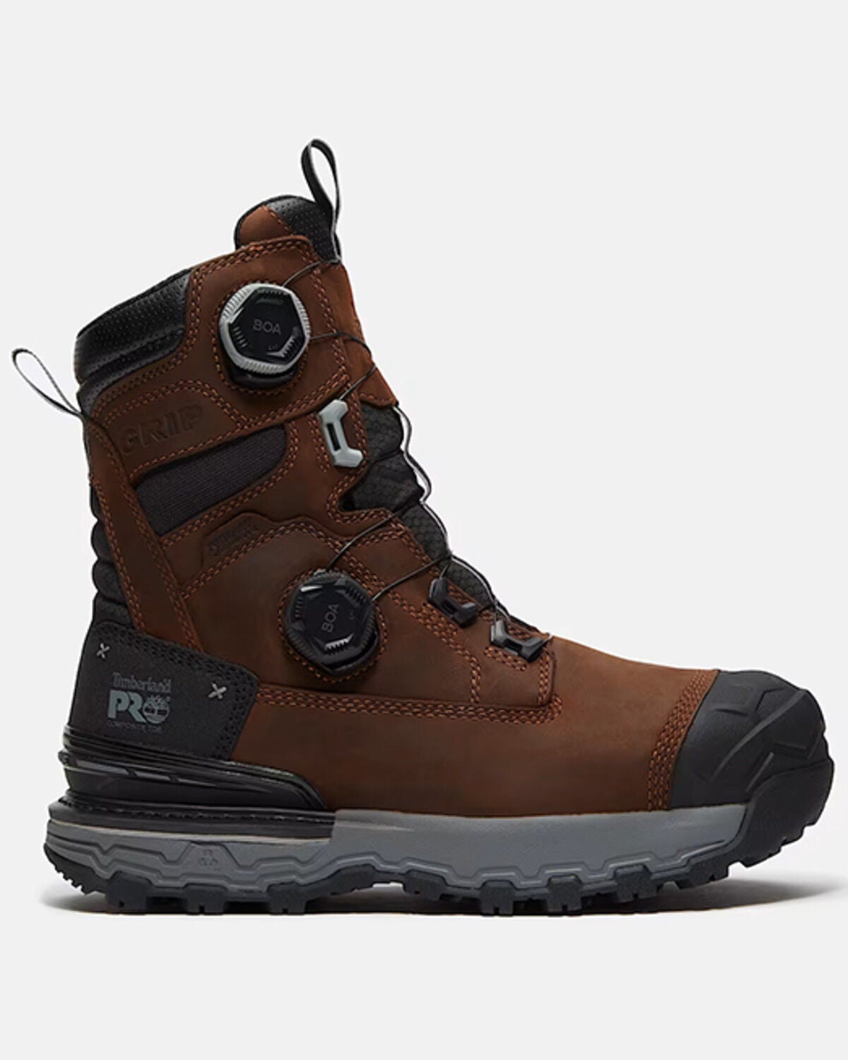 Timberland PRO Men's 8" Boondock Ultralight BOA&reg; Work Boots - Composite Toe, Brown, hi-res