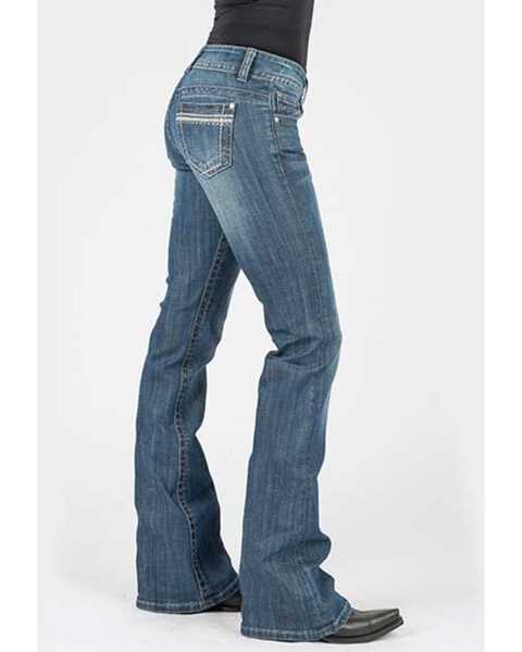Image #3 - Stetson Women's 816 Medium Stitched Bootcut Jeans , , hi-res