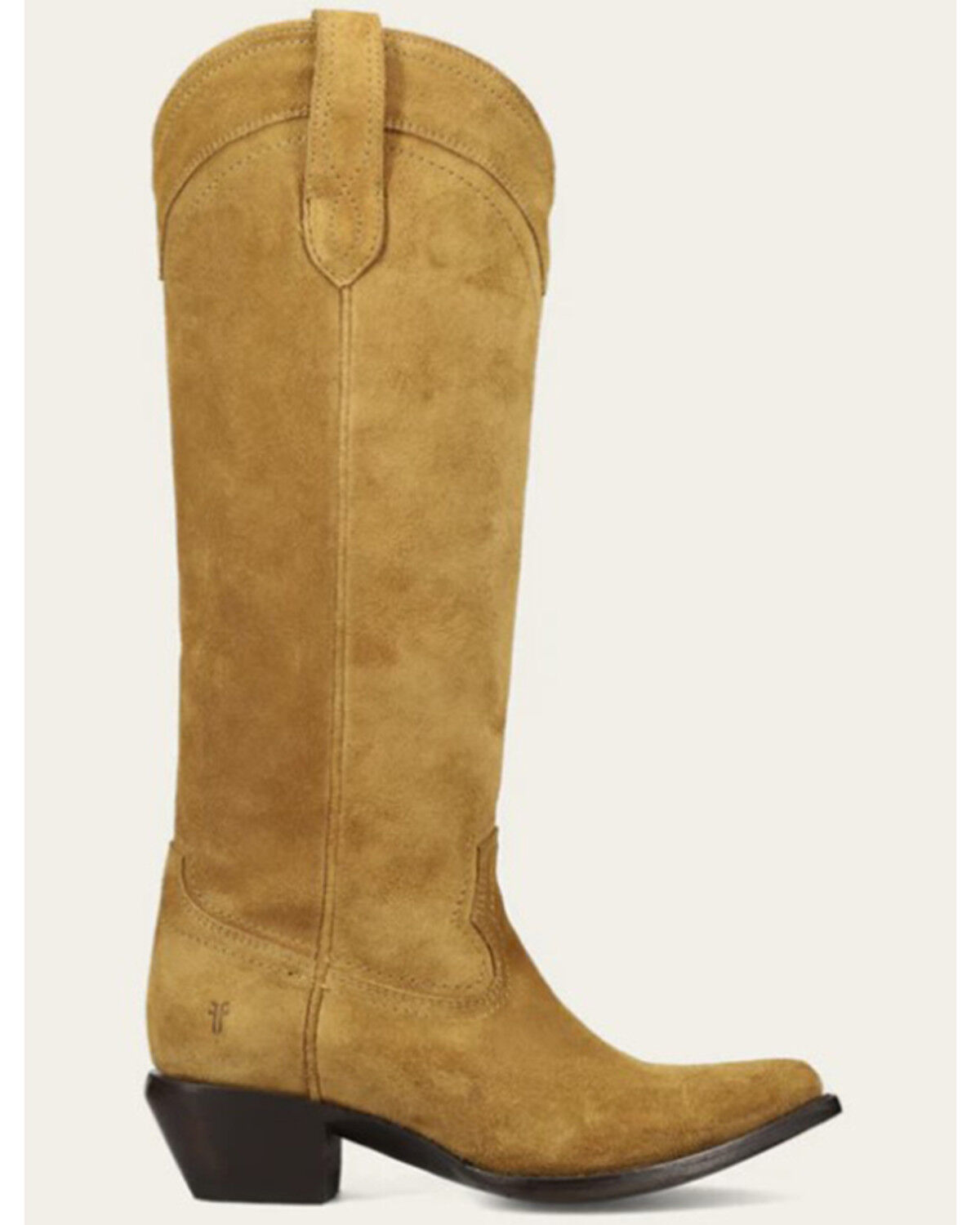 Image #2 - Frye Women's Sacha At The Knee Western Boots - Snip Toe, Brown, hi-res
