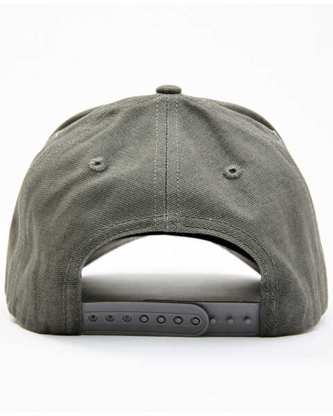 Hawx Men's Gray Embroidered Logo Solid-Back Ball Cap , Grey, hi-res
