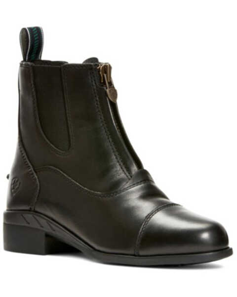 Ariat Girls' Devon IV Paddock Riding Boots - Medium Toe , Black, hi-res