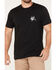 Brixton Men's West Graphic Short Sleeve Tailored T-Shirt, Black, hi-res