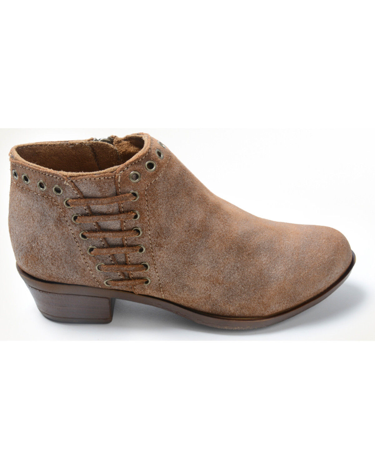 Image #2 - Minnetonka Women's Brenna Side Lace Booties - Round Toe, , hi-res