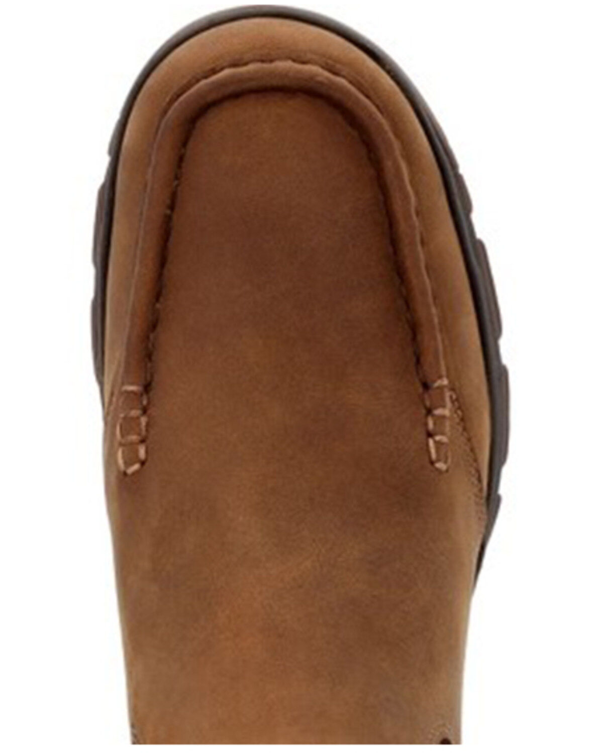 Image #6 - Georgia Boot Men's Athens Superlyte Waterproof Chelsea Work Boots - Moc Toe, Brown, hi-res
