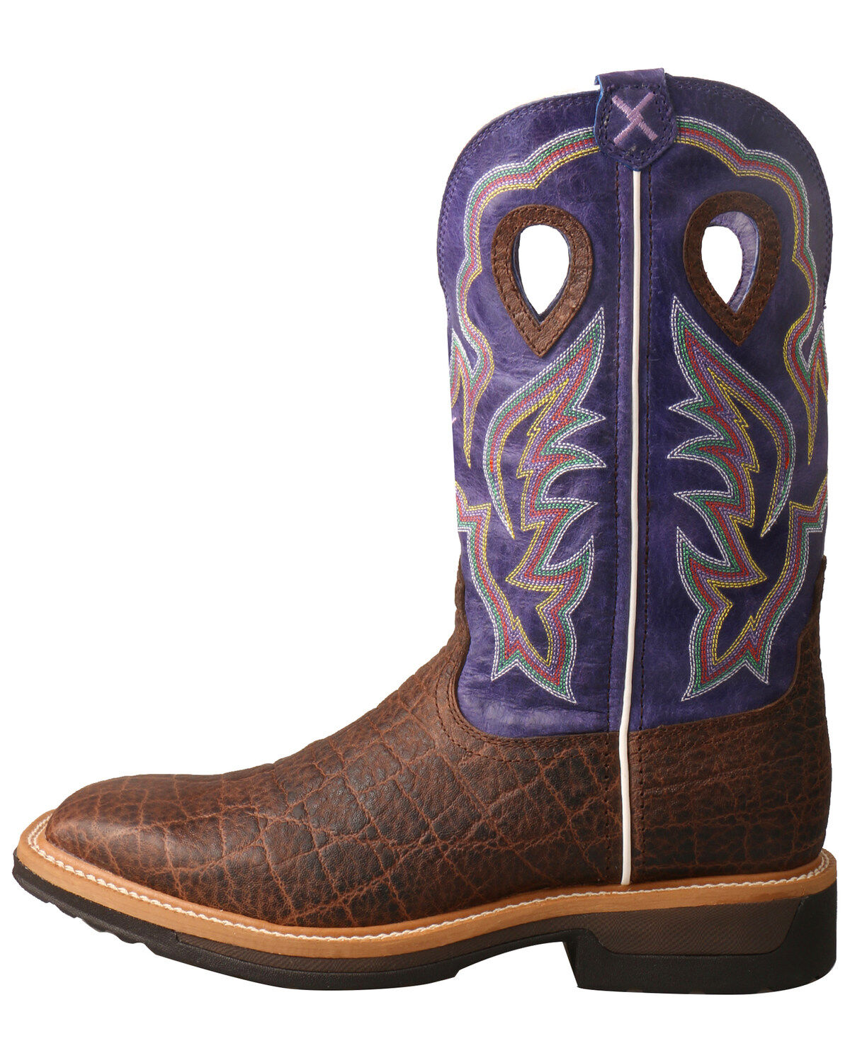 Image #2 - Twisted X Men's Lite Cowboy Elephant Print Western Work Boots - Alloy Toe, , hi-res