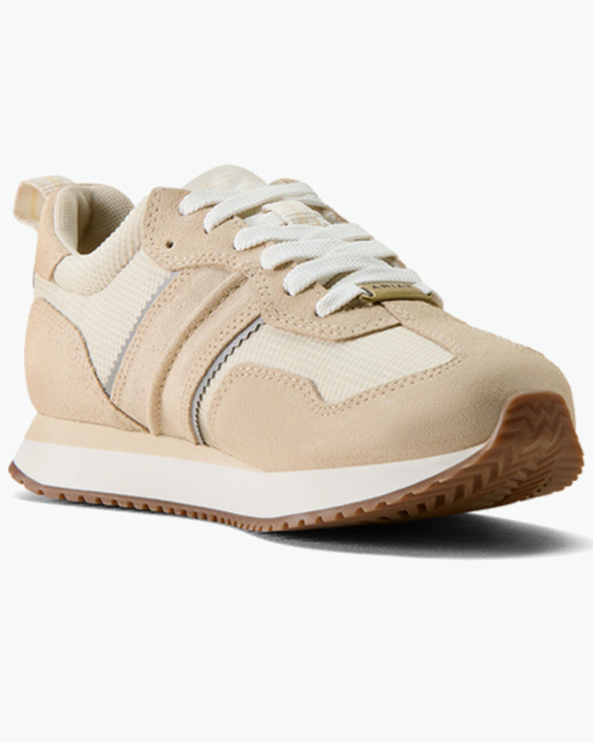 Ariat Women's Ranch Runner Waterproof Casual Shoes, Beige, hi-res