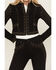 Image #3 - Wonderwest Women's Rigid Like Black Studded Jacket, Black, hi-res