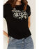Image #3 - Shyanne Women's Run Wild Short Sleeve Graphic Tee, Black, hi-res