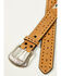 Image #2 - Cody James Men's Southwestern Woven Belt, Medium Brown, hi-res