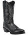 Image #2 - Laredo Men's Embroidered Round Toe Western Boots, Black, hi-res