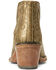 Image #3 - Ariat Women's Dixon Distressed Gold Western Booties - Snip Toe, , hi-res
