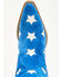 Image #6 - Dingo Women's Super Star Tall Suede Western Boots - Snip Toe, Blue, hi-res