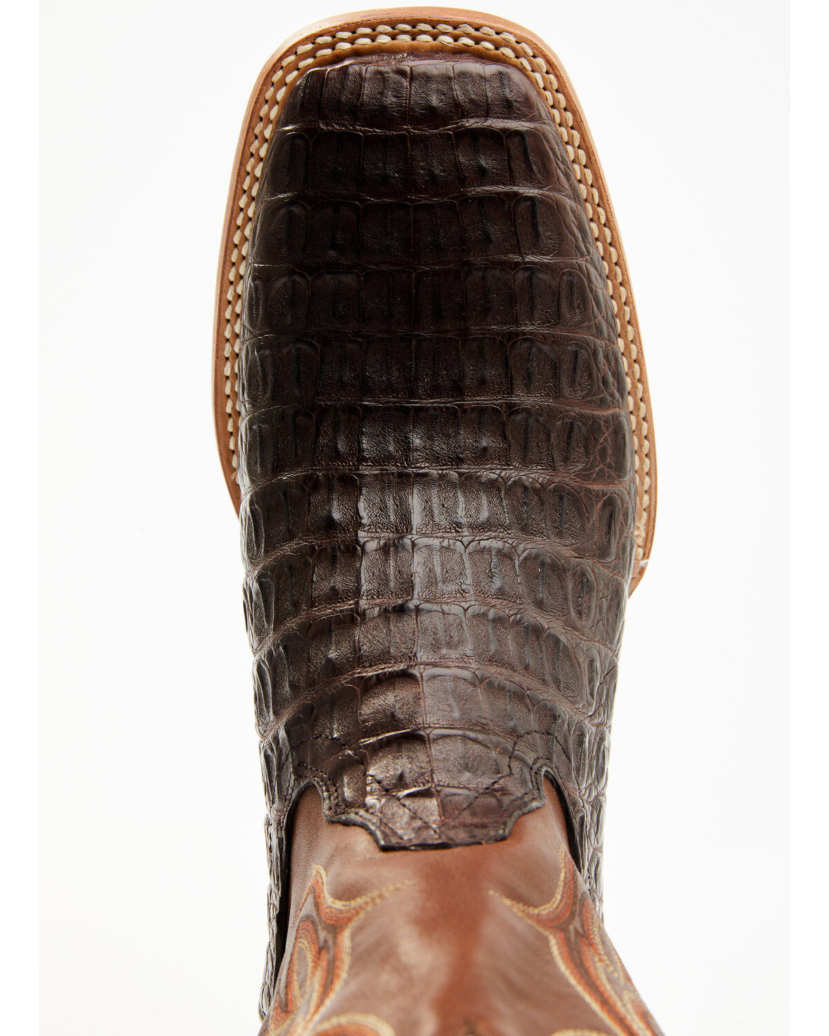 送料無料 通販 ファッション Exotic Men's James Cody Caiman Square Broad - Boots Western テープ・マスキングテープ