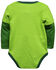 John Deere Infant Boys' Tractor & Corn Embroidered Layered Long Sleeve Onesie, Green, hi-res