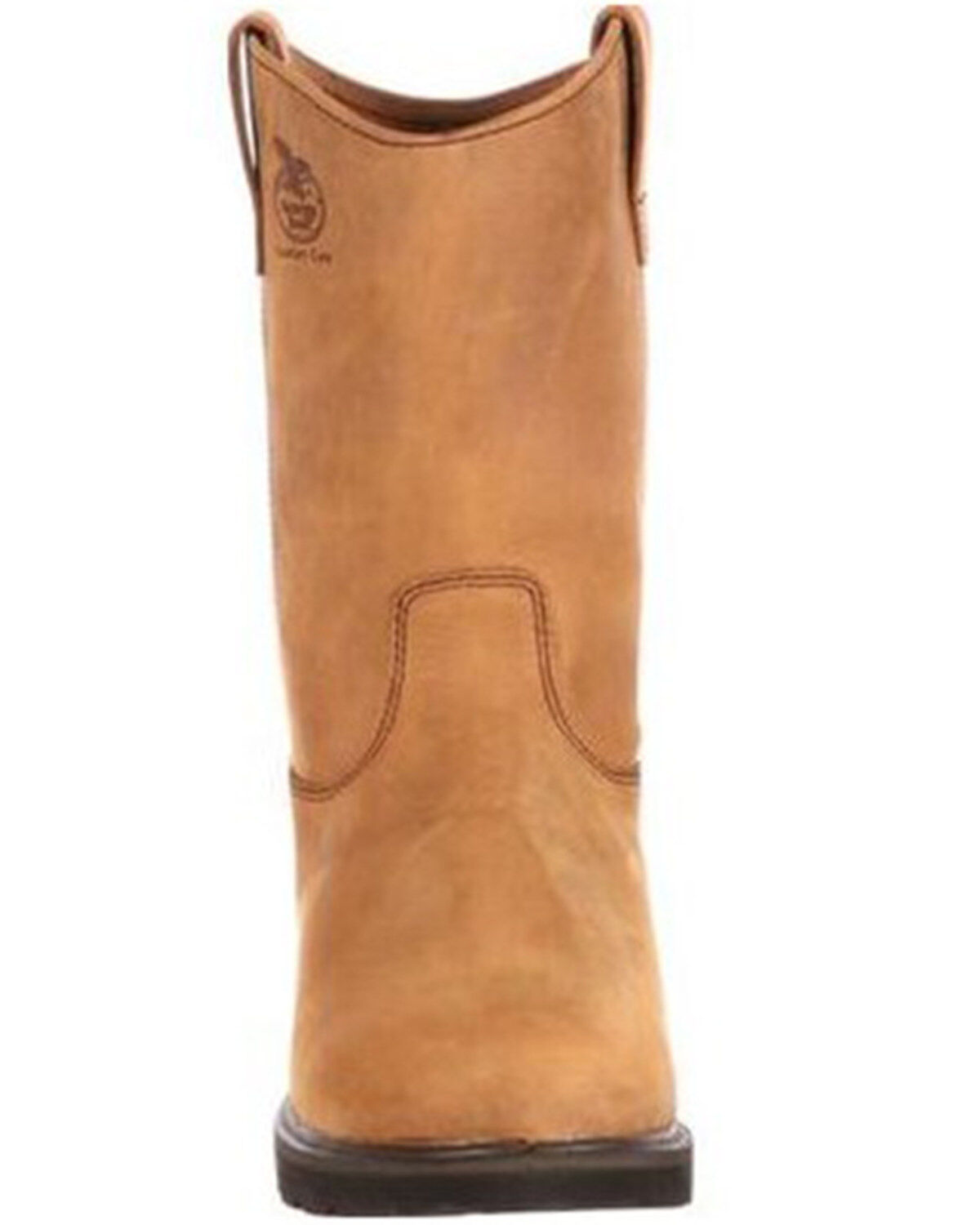 Image #5 - Georgia Men's Farm & Ranch Wellington CC Work Boots, Tan, hi-res