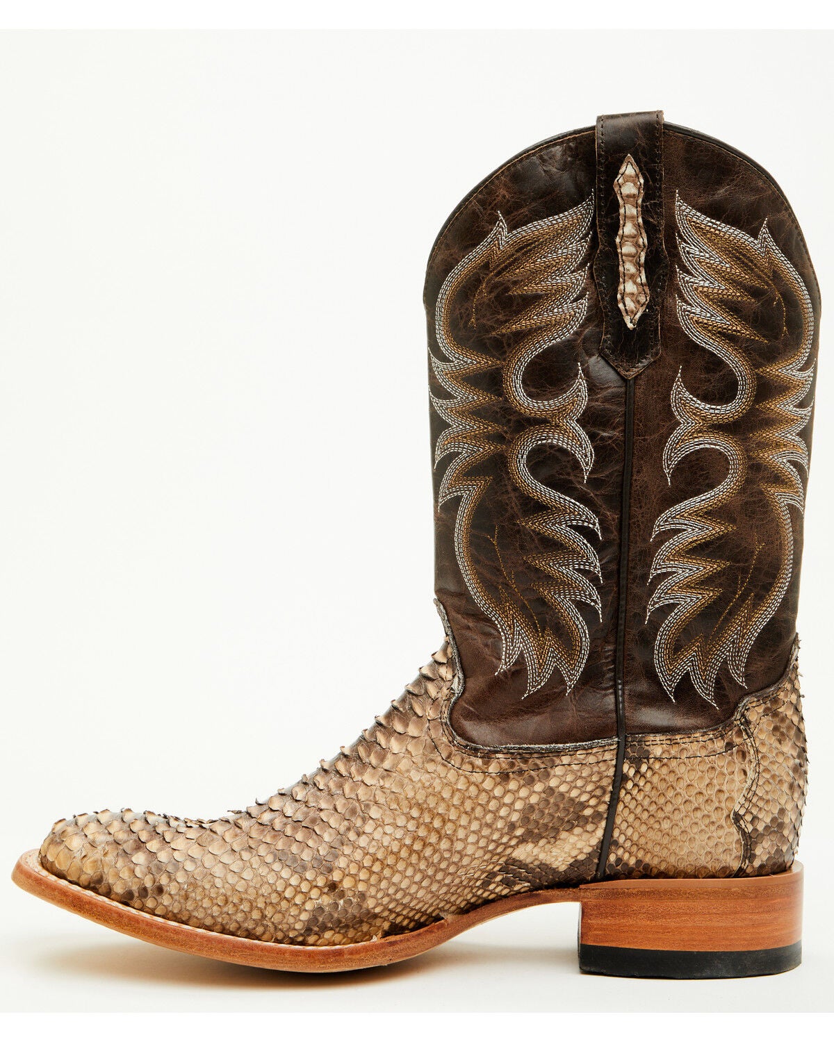 Cody James Men's Python Bone Brown 
