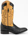 Ferrini Men's Nash Exotic Ostrich Leg Western Boots - Round Toe, Black, hi-res