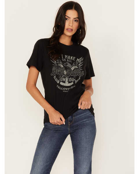 Wrangler Women's Yellowstone Don't Make Me Go All Beth Dutton On You Short  Sleeve Graphic Tee | Boot Barn