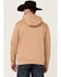 Image #4 - RANK 45® Men's Logo Southwestern Print Hooded Sweatshirt, Tan, hi-res
