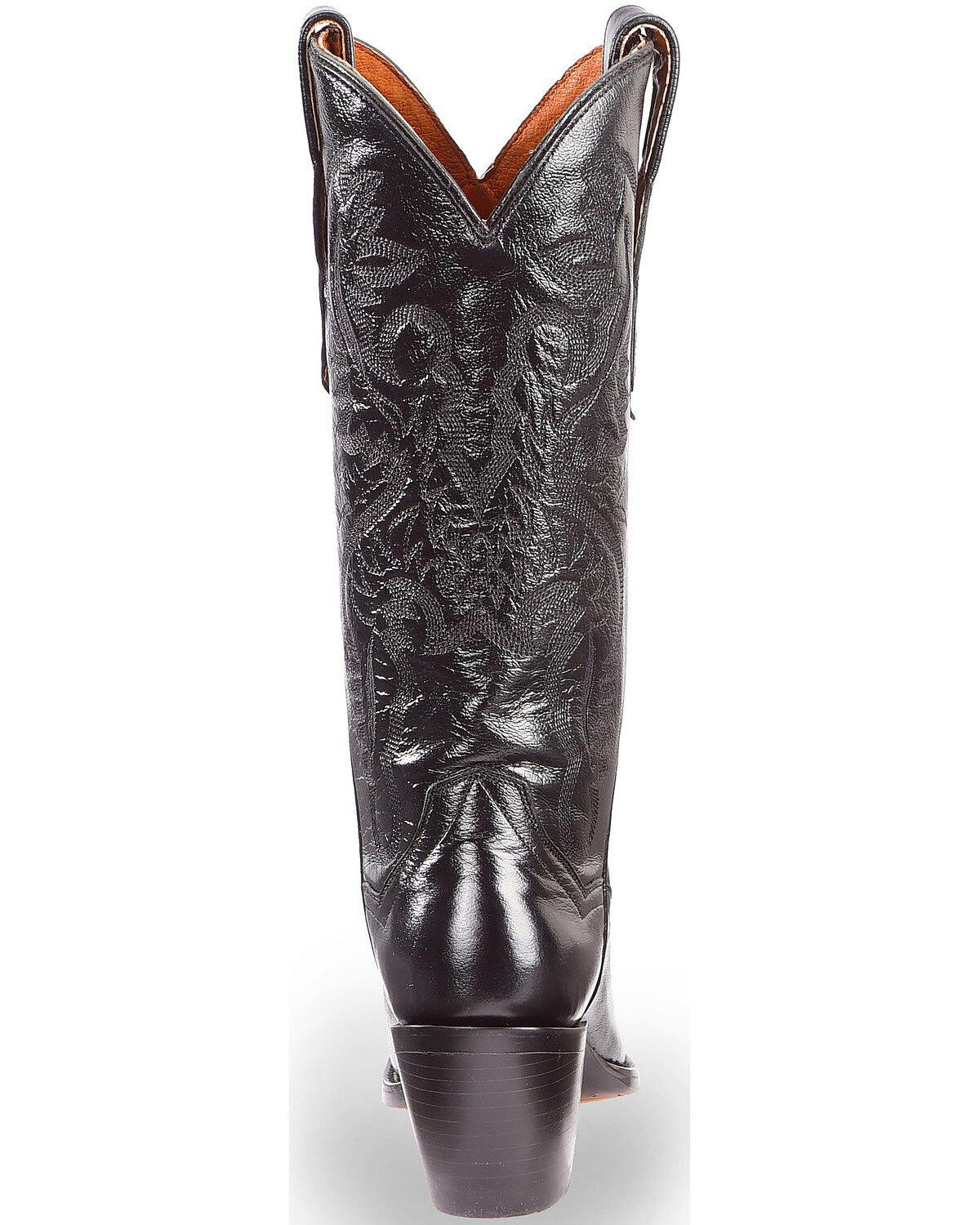 Image #7 - Dan Post Women's Maria Western Boots, Black, hi-res