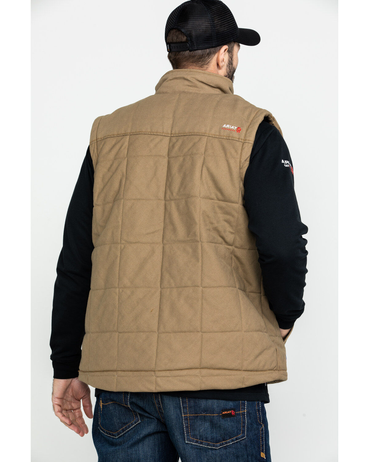 Image #2 - Ariat Men's FR Crius Insulated Work Vest, , hi-res
