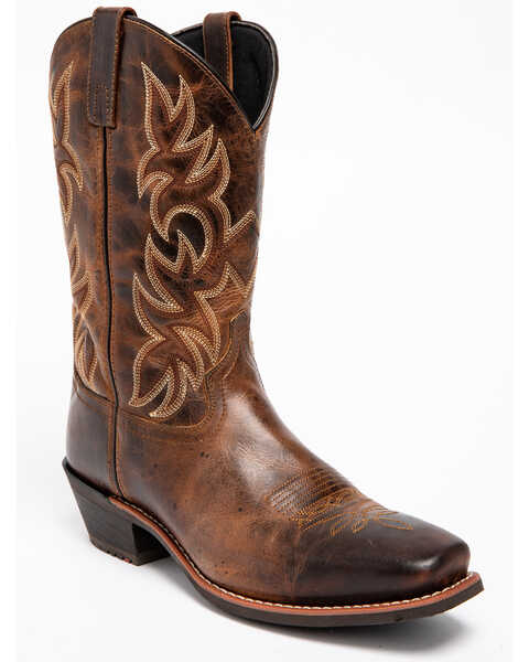 Laredo Men's Breakout Square Toe Western Boots, Rust, hi-res