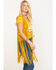 Image #3 - Rock & Roll Denim Women's Crochet Long Fringe Vest, , hi-res