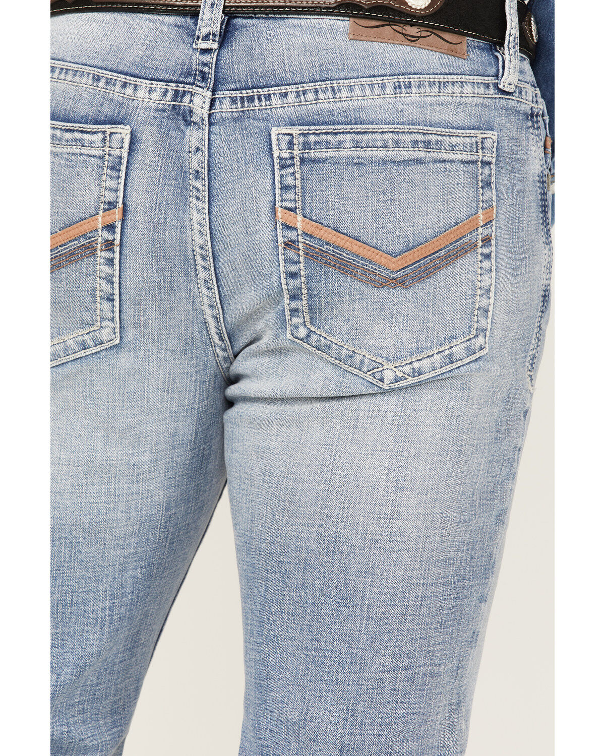 Image #4 - Cody James Men's Fandango Light Medium Wash Stretch Slim Straight Jeans, Light Medium Wash, hi-res