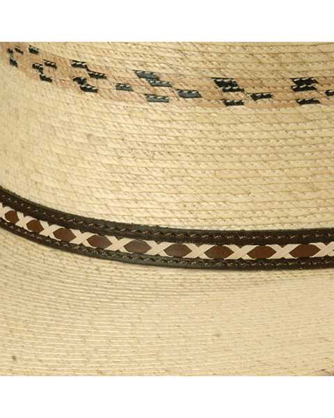 Image #3 - Larry Mahan 30X Pancho Gus Palm Straw Western Hat, , hi-res