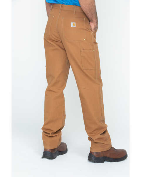 Carhartt Double Duck Loose Fit Khaki Work Jeans, Brown, hi-res